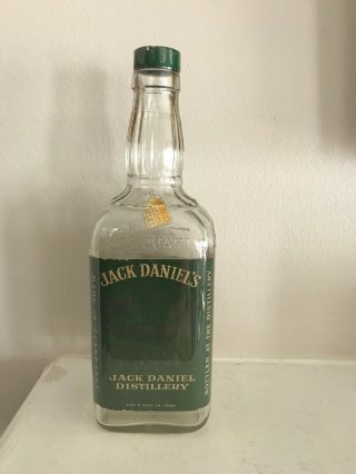 1965 Jack Daniels Green Label 4/5 Quart Bottle