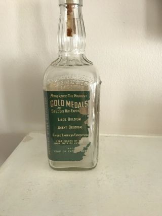1965 Jack Daniels Green Label 4/5 Quart Bottle 2