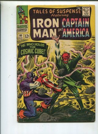 Tales Of Suspense 80 Very Good,  Iron Man And Captain America Marvel Comics Sa