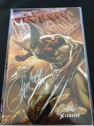 Uncanny X - Men 1 J Scott Campbell Wolverine Cover A Variant Signed W/coa Nm