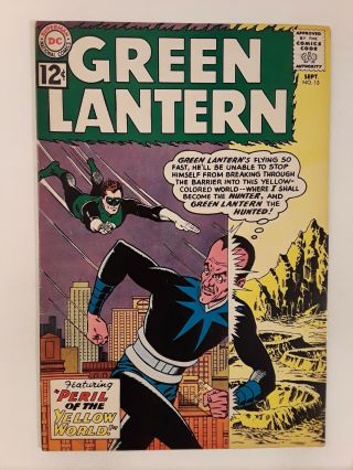 Green Lantern 15 (fn,  6.  5) 1962 Sinestro Cover & Appearance; Silver Age Dc