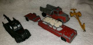 Diecast Tootsie Toy Station Wagon With Trailer,  Tow Truck More.  (13a)