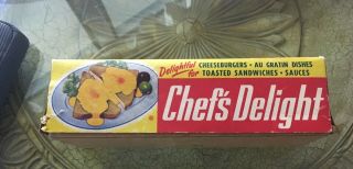 Vintage Chef’s Delight American Cheese Box
