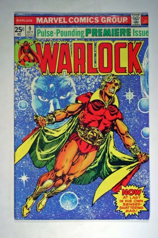 Warlock 9 & 10 Thanos Gamora Pip The Troll Jim Starlin 1975 Marvel Comics