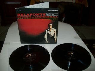 Belafonte Returns To Carnegie Hall Lp Vinyl 200g Classic Records Audiophile