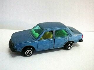 Guisval Nº 35 Renault 18 Gts 1985.  Made In Spain Ultra Rare Blue W/ Plastic Base