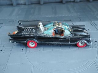 Vintage 1972 Corgi Batmobile Diecast loose DC Batman Red Wheels 4