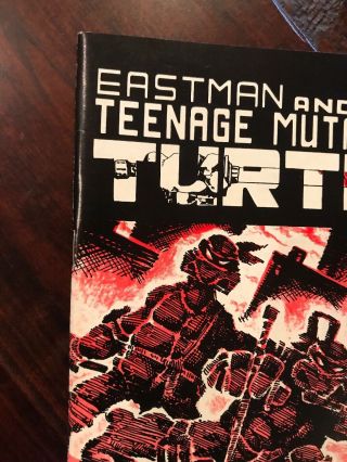TEENAGE MUTANT NINJA TURTLES 1 (First Print) Mirage Studios 1984 TMNT 2