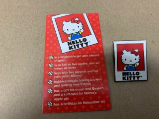 Sanrio Friend Of The Month Pin November 2016 Hello Kitty Sanrio W Card