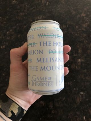 Game Of Thrones Mountain Dew Cold Activated Can | Box Limited Rare