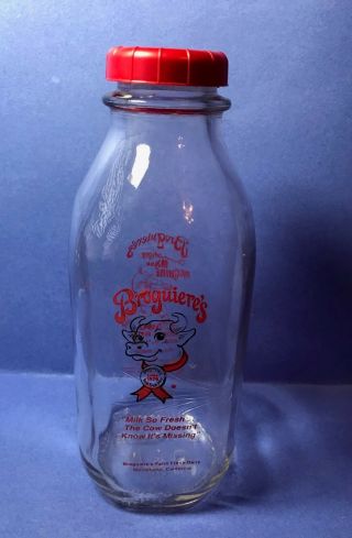 Mark Mcgwire 500 Home Run Collectible Glass Milk Bottle From Broguiere 