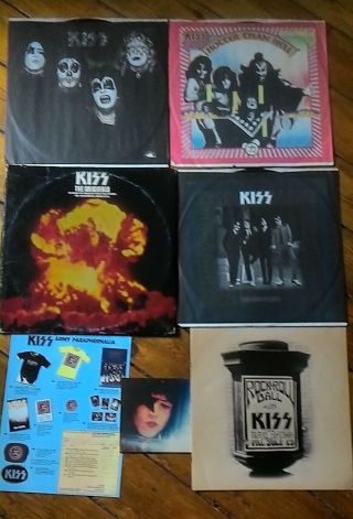 Kiss The Originals 3 Lp First Pressing Vinyl Not Complete