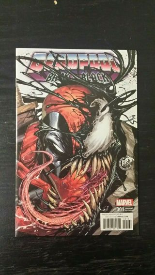 2016 Marvel Comics Deadpool Back In Black 1 Krs Comics Variant Venom Cover