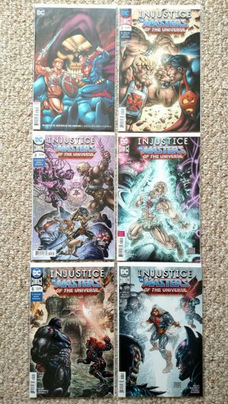 Injustice Vs Masters Of The Universe 1 - 6 Complete Run Nm