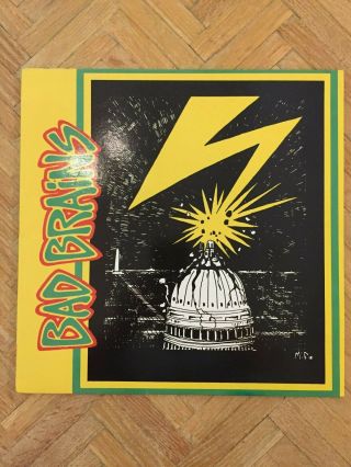 Bad Brains By Bad Brains Lp Rare Dutch East India Trading Yellow Vinyl Release
