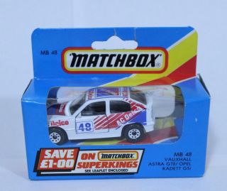 Matchbox Superfast Mb 48 Vauxhall Astra / Opel Kadett Rally Car