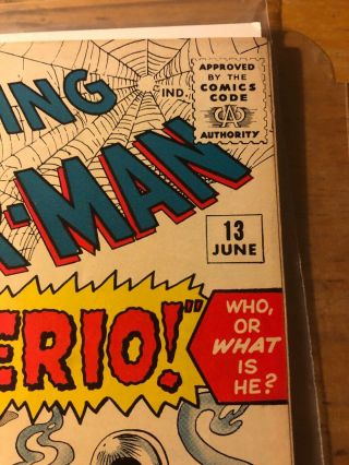 Spiderman 13 First Appearance Of Mysterio Far From Home Movie Key Comic 4