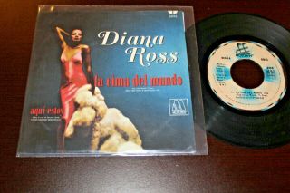 Diana Ross La Cima Del Mundo - Top Of The World 1977 Mexico 7 " 45 Funk Soul