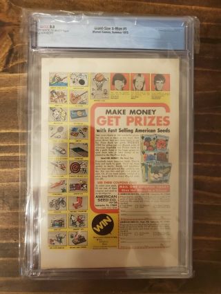 Giant Sized X - men 1 CGC 8.  0 1st appearance nightcrawler,  storm and colossus 10