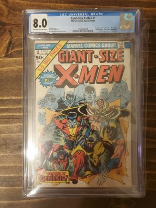 Giant Sized X - Men 1 Cgc 8.  0 1st Appearance Nightcrawler,  Storm And Colossus