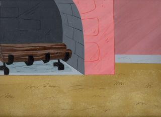 The Tom & Jerry Comedy Show Hand Painted Background / Filmation 1980.