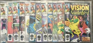 (1985) Vision And Scarlet Witch 1 - 12 Complete Set Avengers