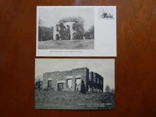 2 Pitkin Glass,  Manchester,  Conn Ct Postcards