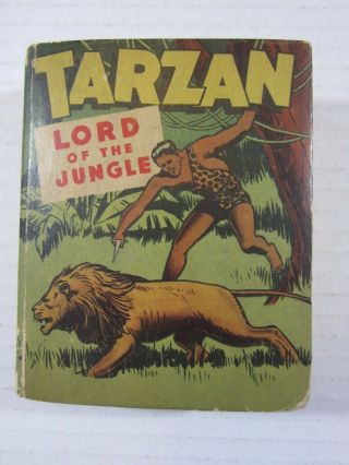 Tarzan Lord Of The Jungle,  Big Better Little Book 1407 Vg/fn,  Whitman 1946