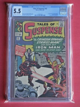 Tales Of Suspense 52 - 1st Appearance Of Black Widow - Cgc 5.  5 - Huge Key Issue