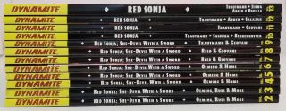 Run Of 12 Red Sonja: She Devil With A Sword Volume 2 - 13 Dynamite Tpb