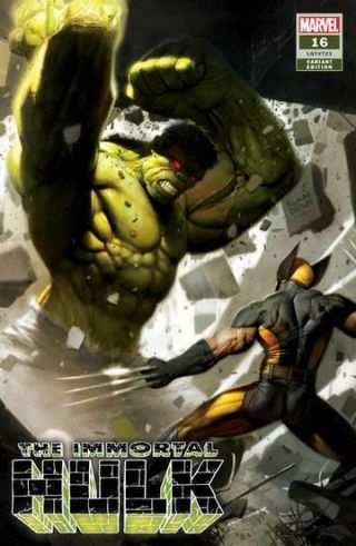 Immortal Hulk 16 Brown 2nd Print Variant Marvel Comics Bruce Banner Wolverine
