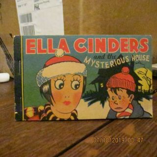1934 Ella Cinders & The Mysterious House Big Little Book Premium