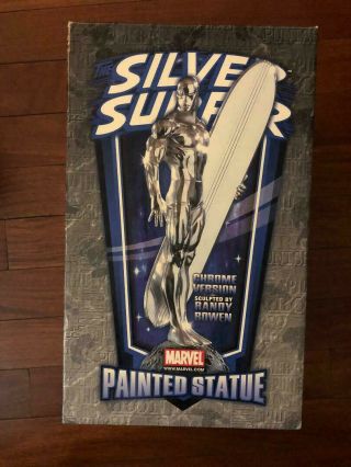 Silver Surfer Chrome Statue 14” Randy Bowen Design 900/2500