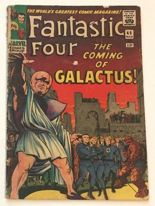 FANTASTIC FOUR 48 TRILOGY (1ST APP.  SILVER SURFER & GALACTUS SEE PICTS 1966) 2
