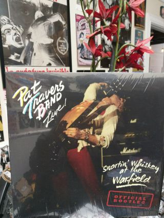 Pat Travers Band Live Snortin Whiskey At The Warfield Lp (only 100 Made)