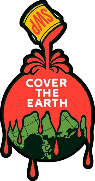 Sherwin Williams Paint Swp Cover The Earth Plasma Cut Metal Sign