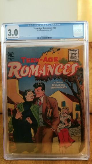 Teen - Age Romances 44 - Cgc 3.  0 - Ow/w