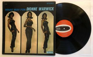 Dionne Warwick - Make Way For - 1964 Us Stereo 1st Press Vg,  Ultrasonic