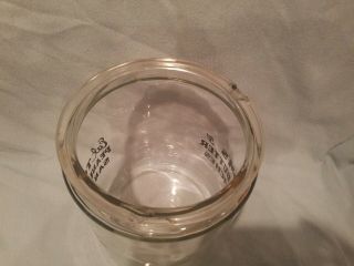 Vintage Eat Tom ' s Peanut Butter Sandwiches - Large Glass Jar w/ Metal Lid 5