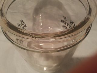 Vintage Eat Tom ' s Peanut Butter Sandwiches - Large Glass Jar w/ Metal Lid 6