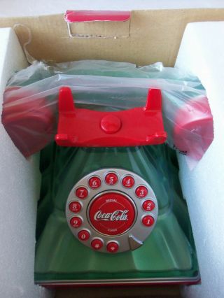 Vintage 2005 Coca Cola Bottle Style Landline Telephone 383 2