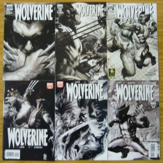 Wolverine: Evolution 1 - 6 Vf/nm Complete Story - B&w Variants 50 51 52 53 54 55