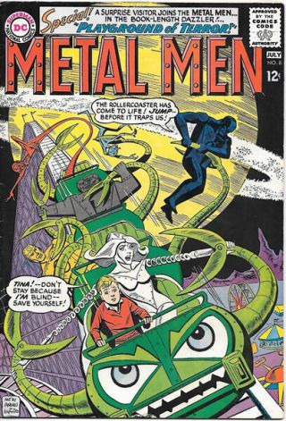 Metal Men Comic Book 8,  Dc Comics 1964 Fine/fine,
