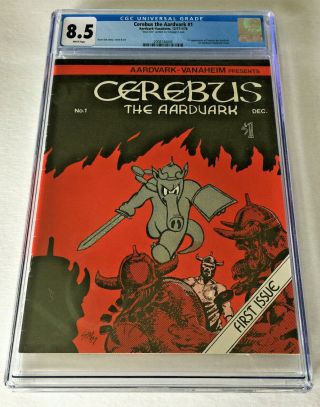 Cerebus The Aadvark 1,  Cgc 8.  5 1st Print