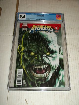 Marvel Avengers 684 Cgc 9.  6 1st Appearance Of The Immortal Hulk Hot Key Issue