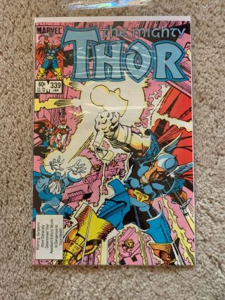 Thor 338 And 339 2nd Beta Ray Bill,  1st Stormbreaker Not 337 Newsstand Variant 7