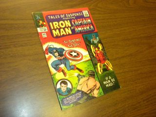 TALES OF SUSPENSE 68 Marvel Comics 1965 Iron Man and Captain America SILVER AGE 3