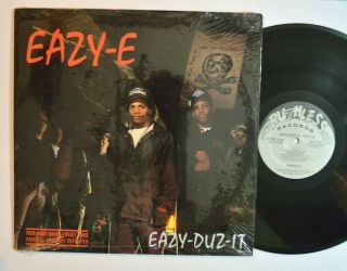 Rap Lp - Eazy - E - Eazy - Duz - It In Shrink 1988 Ruthless Sl57100 N.  W.  A.  Og M -