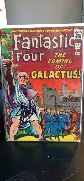 Fantastic Four 48 Signed By Stan Lee