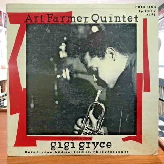 Art Farmer Quintet Featuring Gigi Gryce Prestige Prlp7017 Rvg Deep Groove